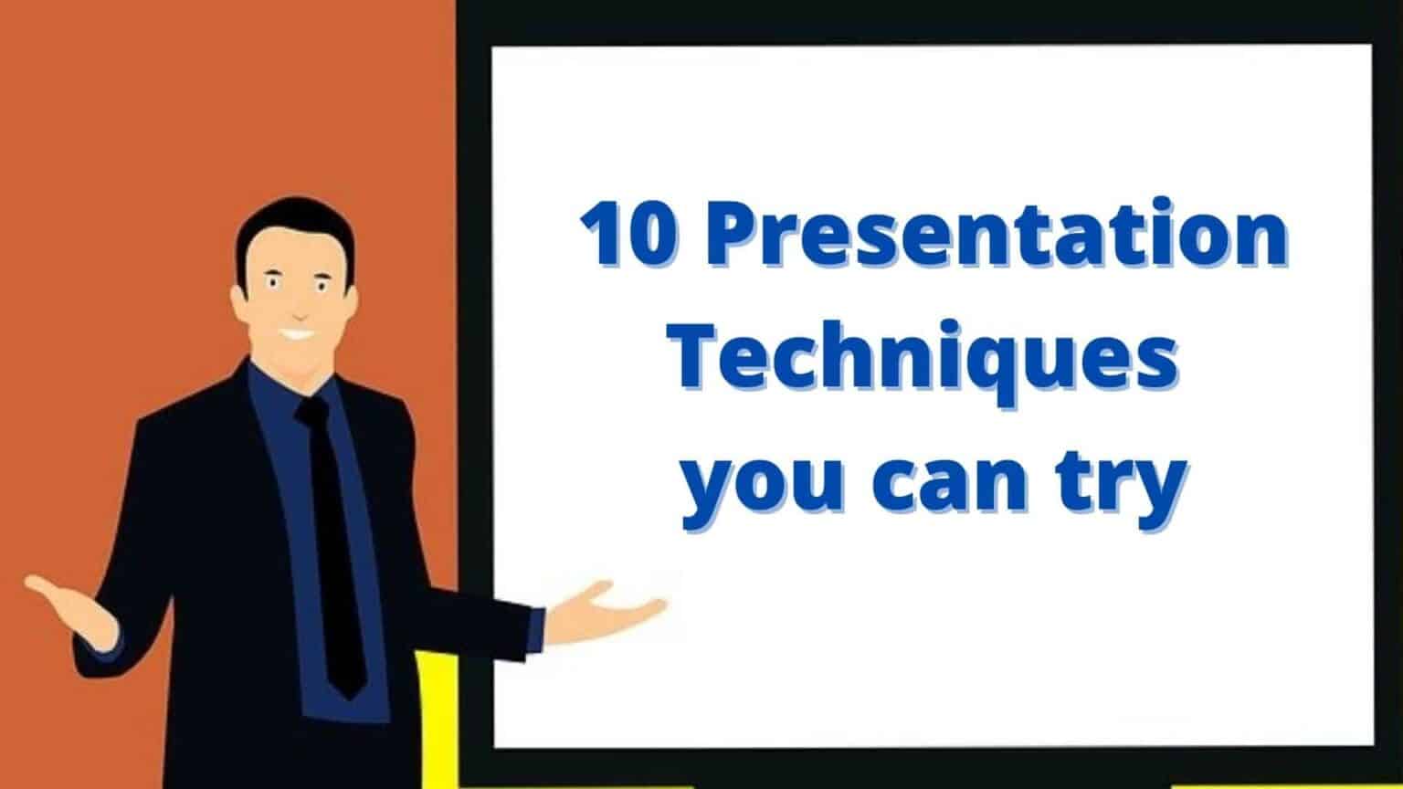 what is the presentation techniques